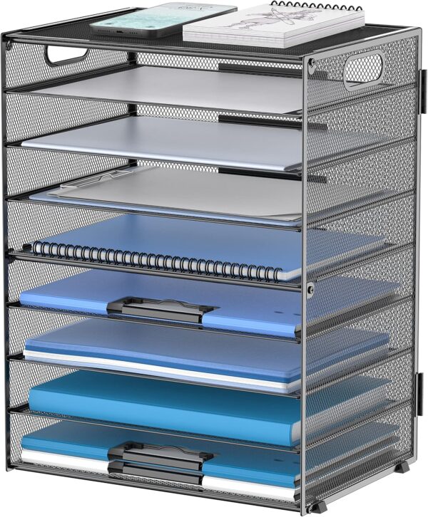 9 Tier Desktop Document Organizer Rack